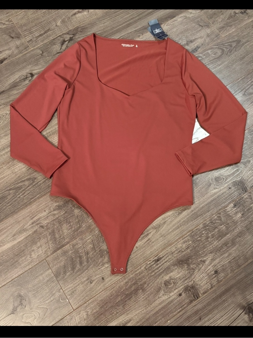 NWT Abercrombie & Fitch Soft AF Body Suit long sleeve XL